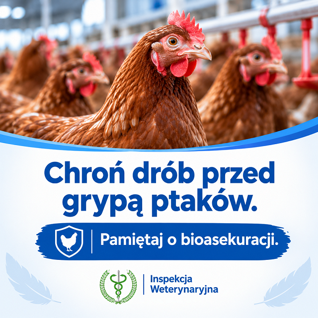 Plakat - grypa ptaków